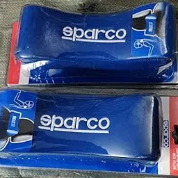 AUTO MT 2PC Sparco Universal Headrest Neck Pillow Pillow Pillow Cervical Pillow (Blue 2PC Sparco Headrest Neck Pillow)-image-9