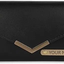 modefe Personalized Leather Women's Clutches - Personalized Lady Minimal Clutch | Customized Minimal Clutch | Personalized Women's Wallet with Name & Charm Best For Gift Purpose-picture-29