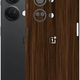 AtOdds - Compatible for ONEPLUS NORD 3 (5G) - Mobile Back Skin Sticker - Lamination - Film Wrap (Coverage - Back+Camera+Sides) (Design - Dark Wood)-picture-26
