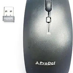 ProDot WM-375 Plug & Play Ergonomic Wireless Mouse I Adjustable DPI Optical Sensor 1000-1600 I 5M Key Press Life & Clickable Scroll Wheel I 2 Year Warranty I Compatible with Windows, iOS, Linux-image-91