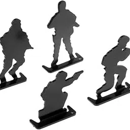 VELURA 4pcs Metal Shooting Practice Targets Plinking Target Human-Like Soldiers|4 Pieces Metal Shooting Target| Targets|Sporting Goods-image-21