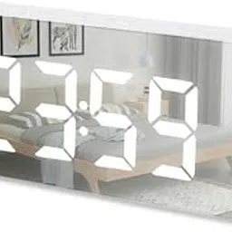 AIKKIT Digital Mirror Clock, Alarm Clock Table Office Clock with Date Time Temperature Sensor-picture-18