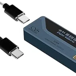 SHANLING UA4 Headphone Amplifier,Portable USB DAC AMP,Support MQA 16X,768kHz DSD512,High Driving Power for Android/iOS/Mac/Windows,dongle Volume Control,3.5/4.4mm up to 237mW@32Ω Output (Blue)-image-50