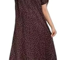 Women’s Cotton Printed Nighty Featuring Relaxed Fit, Comfortable Maxi Length, and Beautiful Print for The Size of - (3XL) Multicolour-picture-25