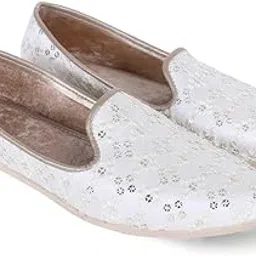 dfr Men Ethnic Jutti Wedding Kurta Loafer Shoe Juti,Cushioned Comfortable Juti image 1