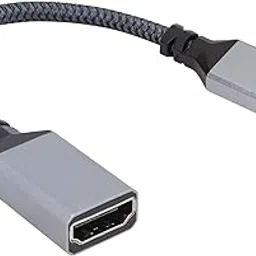 ikis 4K Mini HDMI to HDMI,Short Mini HDMI Male to HDMI Female Braided Cord,Support 4K UHD, for Laptop,Projector, TV,Monitor, Camcorder(Cable:20cm)-picture-20