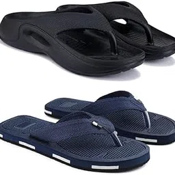 Slipper for Men Combo Set | Orthopedic,Accupresure, Lightweight, EVA, Non-Slip, Flip Flop, Comfortable & Stylish, Casual Wear, Original Footwear, Perfect for Daily Use. (Pack of 2)-image-33