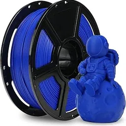 FLASHFORGE PLA Filament 1.75mm +/- 0.02mm, Matte Blue 3D Printer Filament 1kg (2.2lbs) Spool, Excellent Printing Performance, Easy to Use for Most FDM 3D Printers image 1
