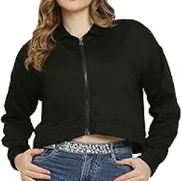 GLAMUNI Stylish Trendy Crop Jacket for Women and Girls | PLUS SIZE | 3XL - 10XL | (11 colours)-picture-11