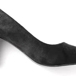 elle Women's Black Block Heel Pumps-picture-14