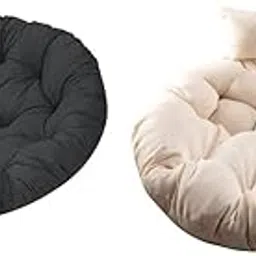 OUTAREA 2 Round Cushion for Sitting Hanging Swing Chair Hammock Chair Cushion Pillow Microfibre Solid Cushion (Pack of - 2)(Multicolour)-picture-27