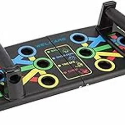 Portable Push Up Board System, 14-in-1 Body Building Exercise Tools Workout Push-up Bar (Multicolor)-image-97