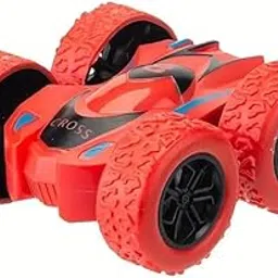 ASIAN Kids Fun Push and Go Vehicle Monster 3D Tumbling Car Toys | Friction Powered Toys for Imaginative Play | Little Rotating Stunt Car Toys for Kids, Ages 3 Years - Color May Vary image 1