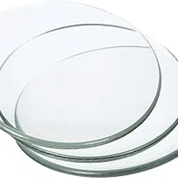 Labxport Borosilicate Watch glass 50 mm 2 inch Diameter forfor beakers Covering lab laboratory Cosmetics School collage Classroom science experiments and STEM education Chemistry use Pack of 3-picture-13