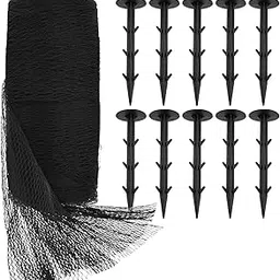 Pond Netting Cover for Leaves, PE Protective Netting, & Sturdy Pond Nettings to Koi Ponds, Elasticity Protective Mesh Cover Thickened Ponds Safety Net Cuttable for Poultry(4.5 * 6m)-picture-27