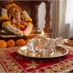 HOZIFY Crystal Tortoise for Good Luck for Home Vastu & Feng Shui Kachua Showpiece | Glass Turtle Figurine for Prosperity, Wealth, Peace & Harmony | Gift Item for Office & Home Decor-image-7