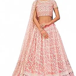 womens Zeel Clothing Women's Chikankari Net Bridal Wedding Stylish Designer Lehenga Choli Latest New-picture-34