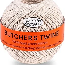 Butcher Twine 12 Ply Cotton Kitchen Twine for Cooking - Cotton Thread for Craft - Cotton Rope for Hanging - Butchers Thread-Food Safe String-image-16