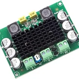 Gold A542 TPA3116 100W Mono Audio Amplifier Board – High-Power Class D Amp Module – DC 5V-24V Input – Compact & Efficient for DIY Speakers, Home Audio, Subwoofer & Car Amplification-picture-62