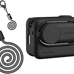 ZORBES® Silicone Protective Case Cover for Insta360 GO 3 with Separate Camera Lens Cover,Anti-Scratch Silicone for Insta360 GO 3 Action Camera with Lanyard Accessories-picture-17