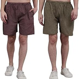 cult of clothes Men's Cotton Striped Boxer Shorts, Plus Sizes-picture-44