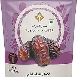 Al Barakah Safawi Dates/Kalmi Dates 400g | Saudi Arabia Dates | 100% Natural | Non- GMO | Gluten Free | Healthy Snack | No Added Sugar | Vegan | Plant Based | Khajur | Khajoor | Khejur-picture-16