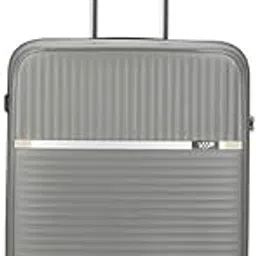vip Lightweight Polypropelyne 8 Spinner Wheels Multistage Hard Trolley,TSA Lock,Waterproof Reverse Zipper,Elegent Pinstripe Design Luggage Bag With 5 Years International Warranty(Grey, Medium), 60 Cm-picture-30