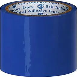 VCR Blue Color Tape - 50 Meters in Length - 72mm / 3" Width - 01 Roll Per Pack - BOPP Self Adhesive Tape for Arts and Craft use, Box Packing, Office and Home use-picture-17