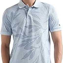arrow sports Men's Leaves Regular Fit Polo Shirt (ASAKTS3502_Light Blue-picture-48