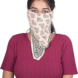 Unisex Cotton Printed Face Cover Scarf Breathable, Washable & Multi-Purpose Head/Neck Wrap-picture-37