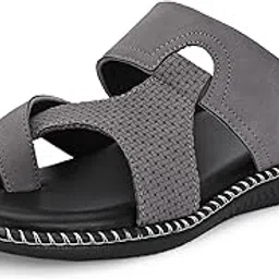 centrino Sandal for Men | Grip Insole for Stability | Modern slipper Look with Straps | Comfortable Casual look sandal for Men's (9509)-picture-38