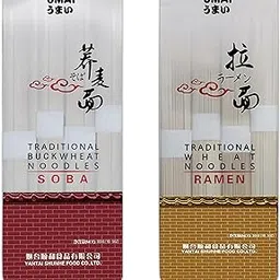 UMAI Soba Noodles 300g and UMAI Japanese Style Ramen Noodles 300g Combo Pack-picture-12