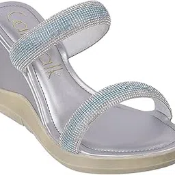 Women's Embellished Wedge Heel Platform Sandal-image-19