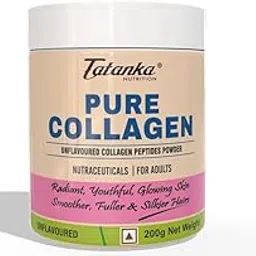 Tatanka Nutrition Marine Collagen, Pure Supplement Powder For Men Women | Zero Fillers No FIshy Burps | Supports Skin,Hairs,Nails & Joints Health | Non vegeterian -200g (Unflavoured) Pack of - 2-picture-27