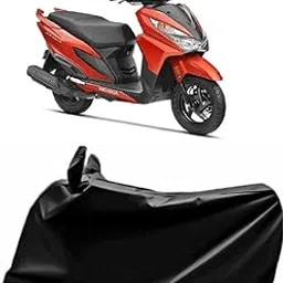 Waterproof Scooty Body Cover Compatible with Honda Grazia Duat Proof Cover Protects from Rain and Sunlight Uv Proof | Black-picture-18