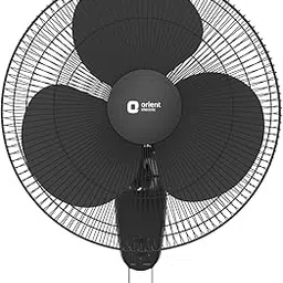 Orient Electric 400mm Wall 91 Wall fan | Corrosion resistant guard | 90 degree oscillation | Powerful air delivery| 2 Year Warranty by Orient| Black, Pack of 1-image-28