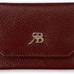 Genuine Leather Women's Wallet | Stylish Long Clutch Wallet for Women | Ladies Purse with Card Holder, Zip Closure, Coin Pocket, Mobile Holder, Travel Wallet, Multipurpose Organizer|Maroon-image-1