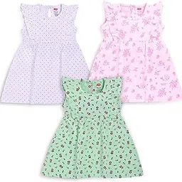 luvlap Girls Cotton A-Line Knee-Length Sleeveless Frock Nightdress-picture-13