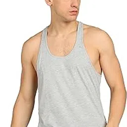 kobo KV-01 Tank Top Gym Vest Stringer 100% Cotton (Imported)-picture-55