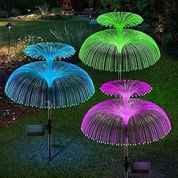 Amipara Solar Jellyfish Lights Outdoor Garden Waterproof 3 Pack,Outdoor Solar Powered Flowers Lights,7 Color Changing Solar Stake Light for Patio Yard Walkway Multicolor (Pack of 1)-picture-61