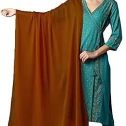dupatta fashion Chiffon Solid Dupatta For Women's & Girls Length - 2.50 Meter-picture-51