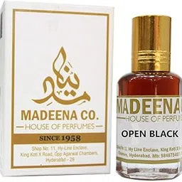 MADEENA CO. Open Black 12Ml; Real & Natural Attar; Best Attar For Men and Women; 100% Alcohol Free & Long Lasting Attar.-picture-46