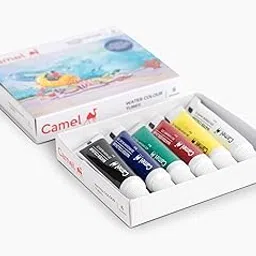 Camel Camlin Kokuyo Student Water Color Tube - 5ml Tubes, 6 Shades-image-5