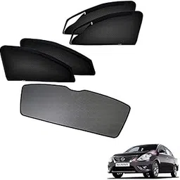 Kozdiko Car Side Window Curtains Zipper with Dicky Magnetic Sunshades Compatible for Nissan Sunny-picture-28