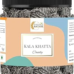 Organic Nature Candy Bars Pack of 250 grams in Jar |Kala Khatta Candy|-picture-41