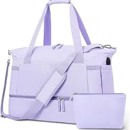 mg saless Travel Bag Duffle bag with Wet Pocket, Shoes Compartment & USB Charging Port. Waterproof Weekender for Airplane, Gym, Business Trips. Polyester, nylon - Durable, stylish Travel Bag-picture-42