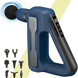 ACUWORLD Cordless Deep Tissue 32 speed Massage Gun With 8 Attachments, Handheld Massager Sport Massage Gun Heads Powerful Percussion Muscle Massage Gun for Athletes Back Pain Relief-image-63