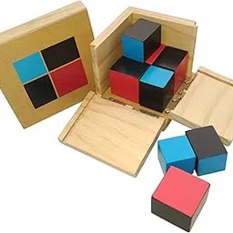 Little Genius Montessori Binomial Cube | 8-Piece Wooden Math Puzzle | Hands-On Educational Toy-picture-28