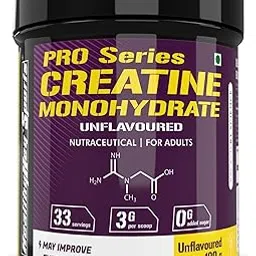 Creatine Monohydrate powder for Muscle Building & Performance - 33 Servings (Unflavoured, 100gm)-picture-43