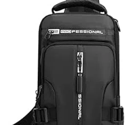 almurat Sling Bag For Men Shoulder Crossbody Backpack Waterproof Gadget Organizer Chest Bag With Travel Sport Shoulder Backpack, Unisex Fashion anti-theft Messenger Bag-picture-12